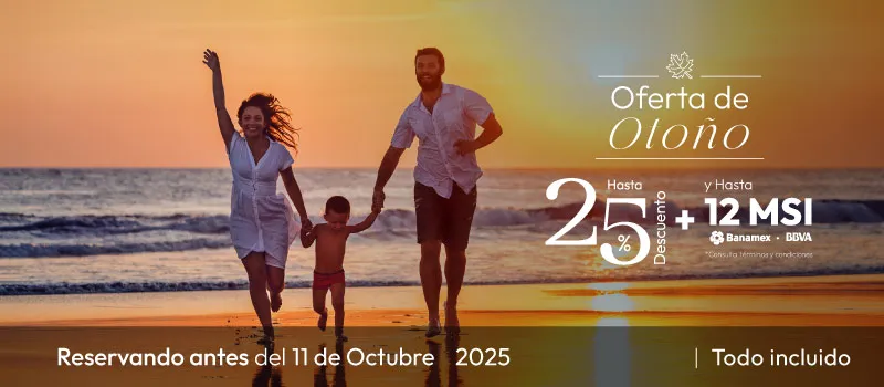  Oferta de Otoño en Tesoro Ixtapa 