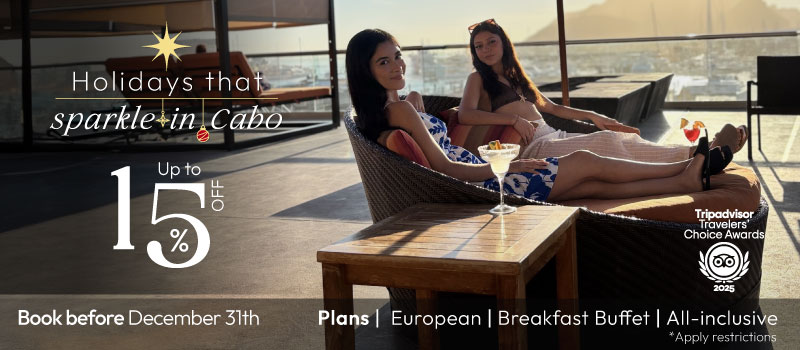 Holidays That Sparkle In Cabo at Tesoro at Tesoro Los Cabos traveling from December 05th, 2025 to July 31st, 2026