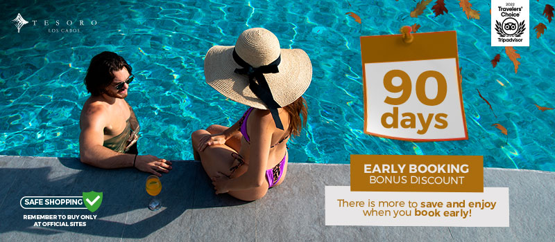 Early Booking Bonus Discount   90 Days in advance at least