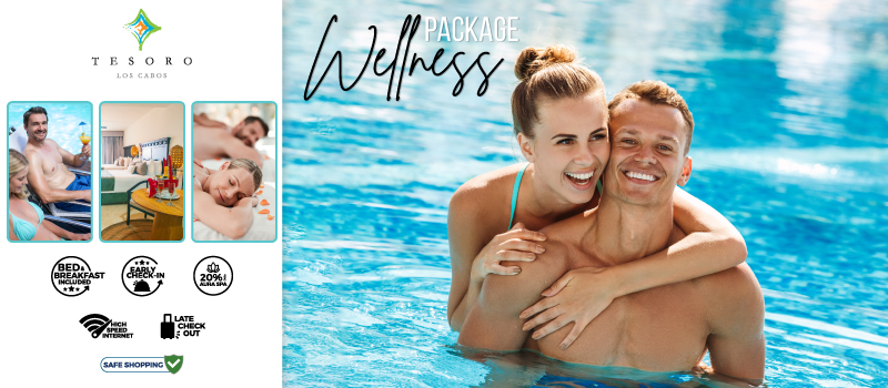 Wellness & Spa Tesoro Package. at Tesoro at Tesoro Los Cabos traveling from June 24th, 2023 to December 15th, 2023