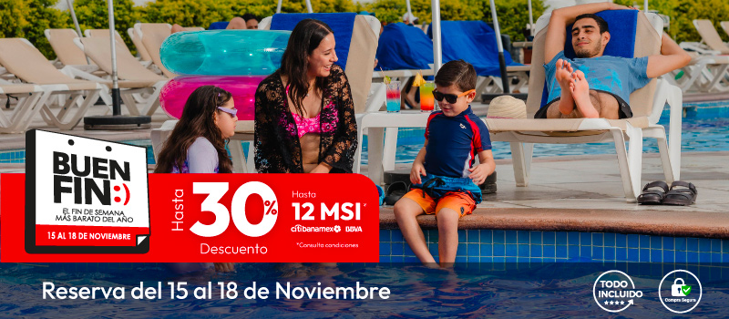 La Mejor Oferta Del Año en Tesoro en Tesoro Manzanillo viajando del 15/Noviembre/2024 al 14/Diciembre/2025