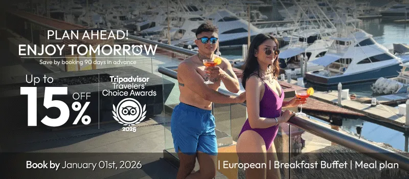 Early Booking Bonus Discount   90 Days in advance at least