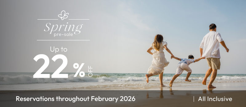 Spring Pre Sale at Tesoro at Tesoro Ixtapa traveling from March 01st, 2026 to April 30th, 2026