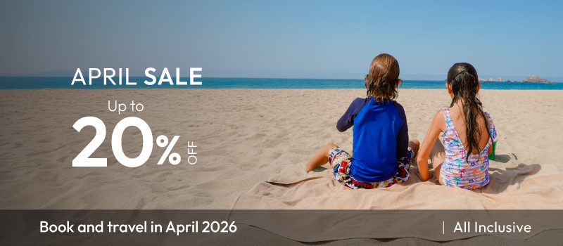April Sale at Tesoro at Tesoro Ixtapa traveling from April 11th, 2026 to April 30th, 2026