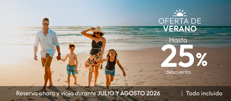 Oferta De Verano en Tesoro en Tesoro Ixtapa viajando del 01/Julio/2026 al 31/Agosto/2026