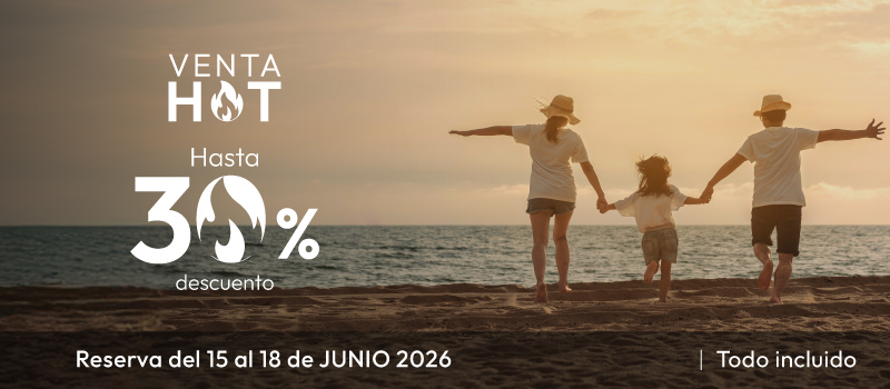 Venta Hot Junio en Tesoro en Tesoro Ixtapa viajando del 15/Junio/2026 al 30/Junio/2027