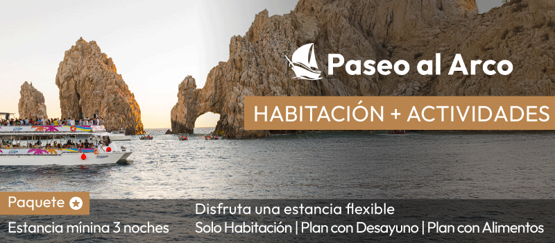 Paseo Al Arco en Tesoro en Tesoro Los Cabos viajando del 01/Julio/2026 al 01/Julio/2026