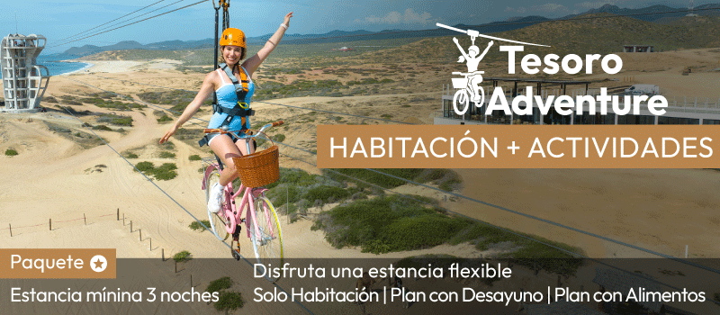 Tesoro Adventure en Tesoro en Tesoro Los Cabos viajando del 01/Julio/2026 al 01/Julio/2026