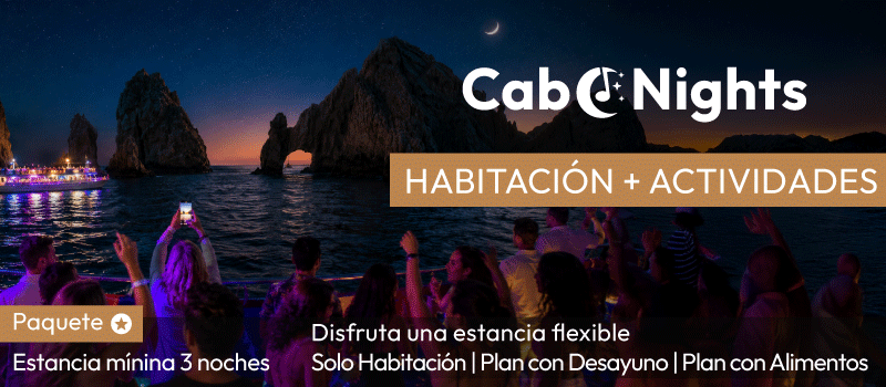 Cabo Nights en Tesoro en Tesoro Los Cabos viajando del 01/Julio/2026 al 01/Julio/2026