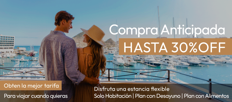Descuento Por Venta Anticipada en Tesoro en Tesoro Los Cabos viajando del 07/Marzo/2022 al 07/Marzo/2022
