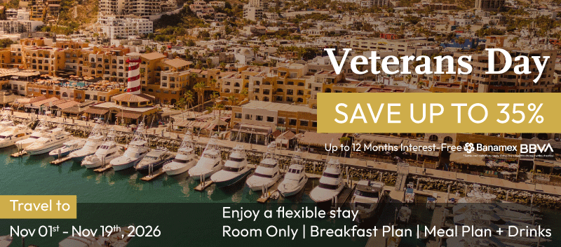Veterans Day at Tesoro at Tesoro Los Cabos traveling from November 01st, 2026 to November 19th, 2026