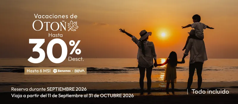 Vacaciones de Otoño en Tesoro Ixtapa