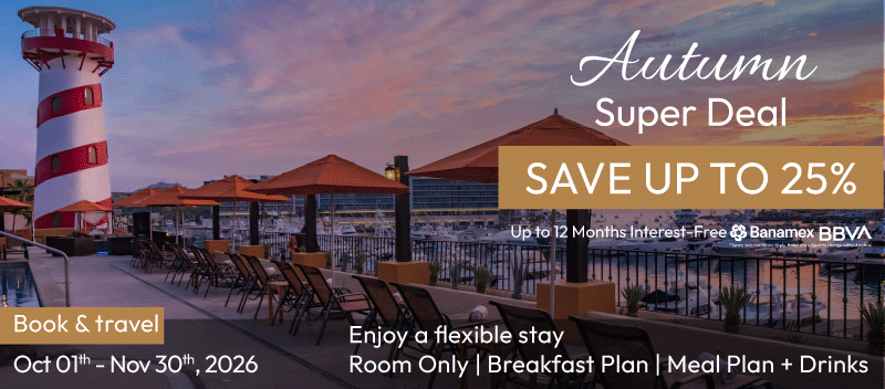 Autumn Super Deal at Tesoro at Tesoro Los Cabos traveling from October 01st, 2026 to November 30th, 2026